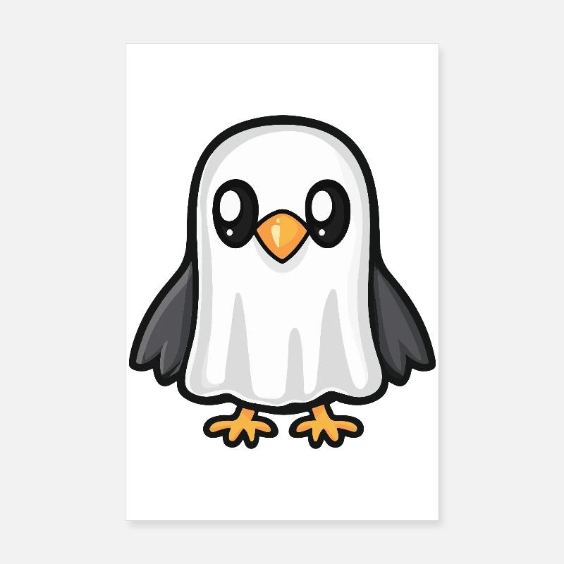 Eagle Halloween Spirit Bird Poster 8" x 12" (20x30 cm)