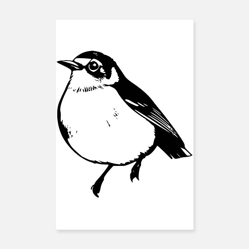 Bird Black Black Bird Poster 8" x 12" (20x30 cm)