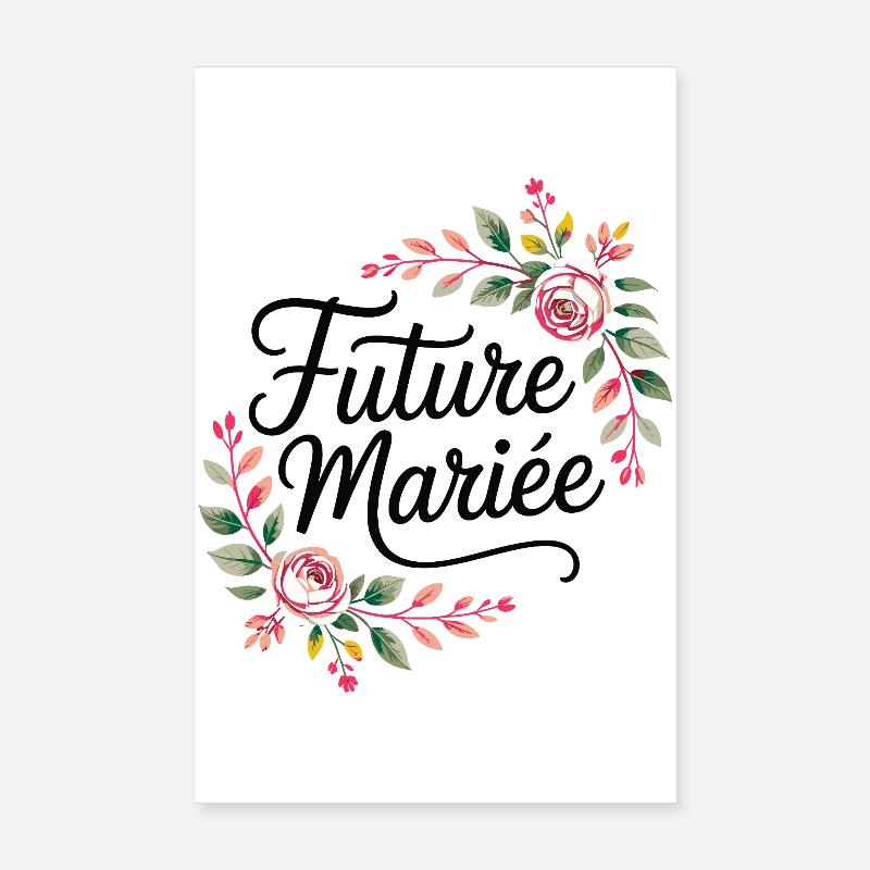 Team Mariage EVJF Future Mariée Poster 20 x 30 cm