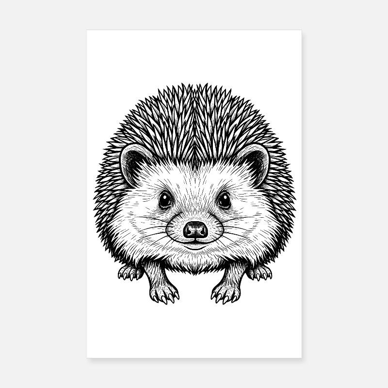 Igel Poster 20x30 cm