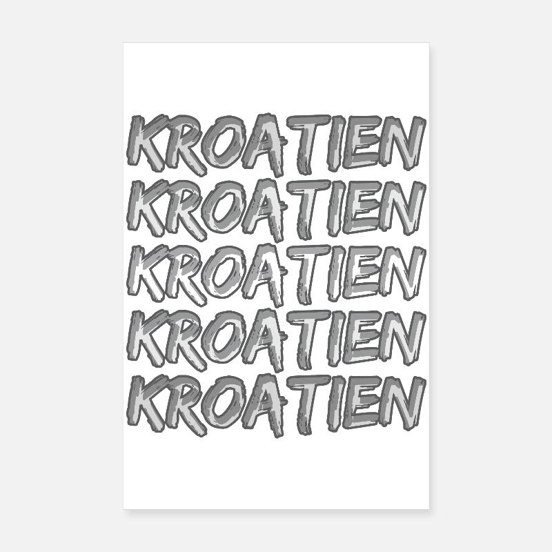 Croatia Poster 8" x 12" (20x30 cm)