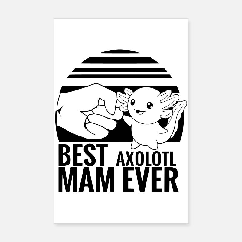 axolotl_mama Poster 20 x 30 cm
