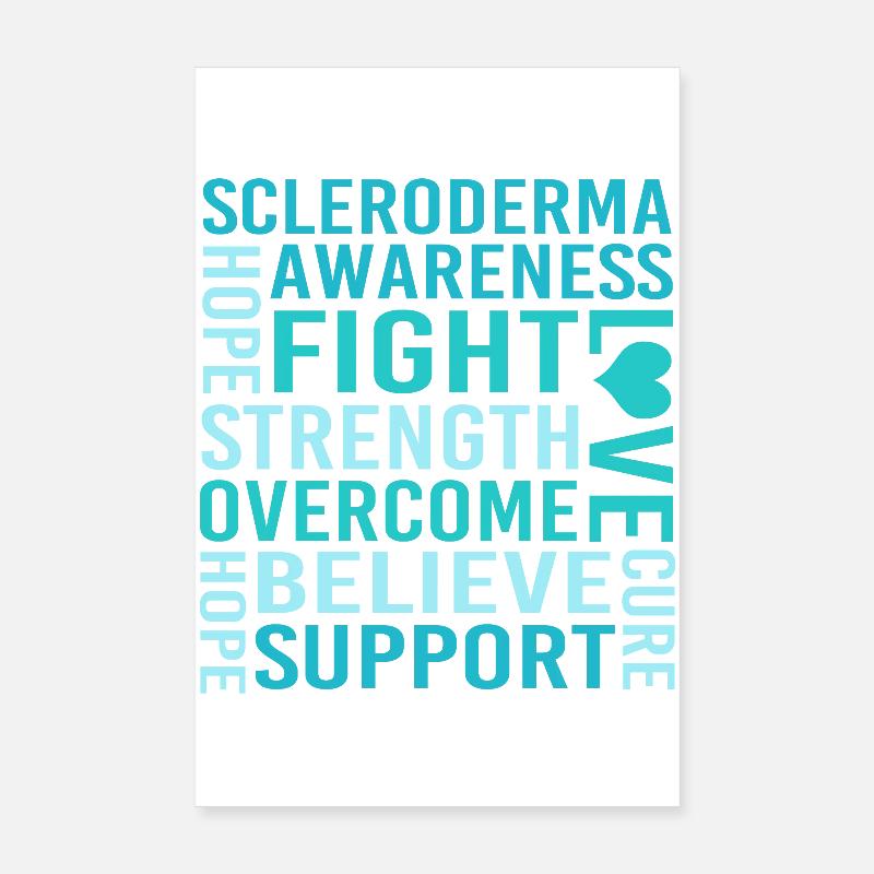 Sclérodermie Poster 20 x 30 cm