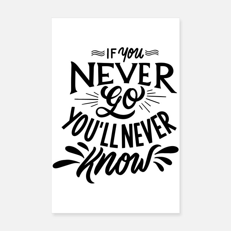 positiver Satz Poster 20x30 cm