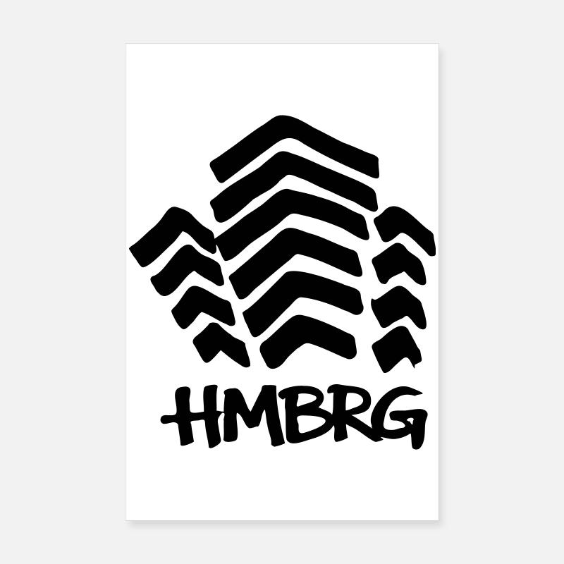 HAMBURG Mundsburg Poster 8" x 12" (20x30 cm)