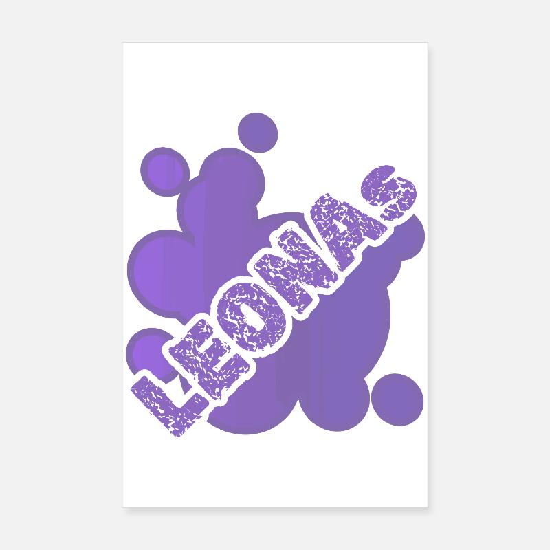 Leonas als Tier Poster 20x30 cm