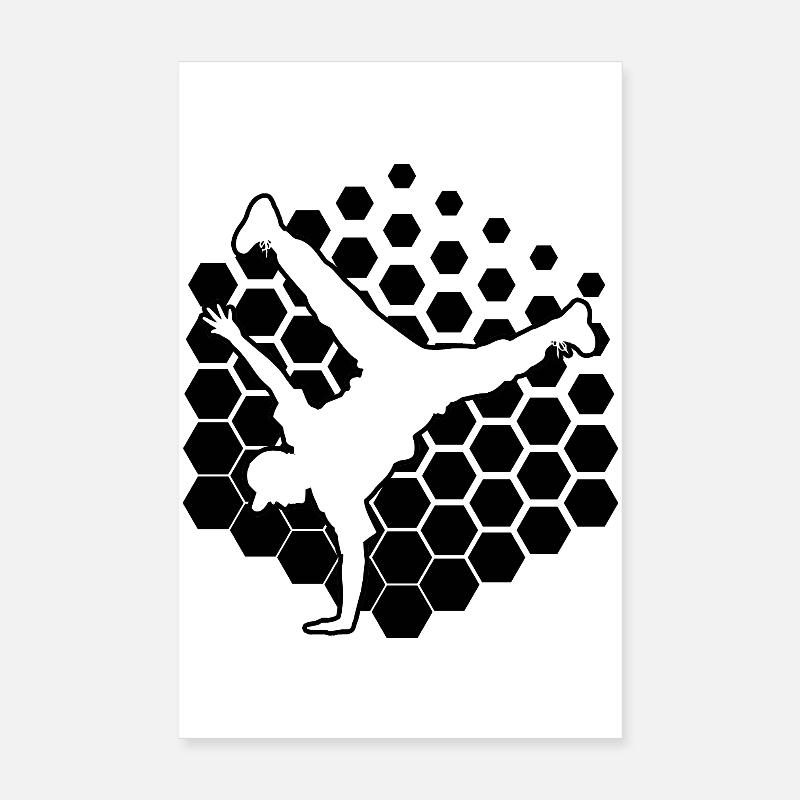 Gift Idea for a Hip Hop Dancer with Breaking Poster 8" x 12" (20x30 cm)