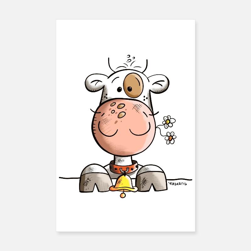 Mignon Vache Poster 20 x 30 cm