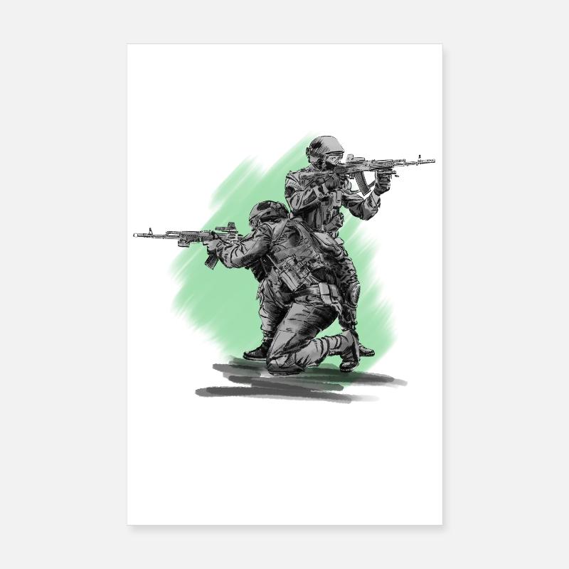Special Forces Poster 8" x 12" (20x30 cm)