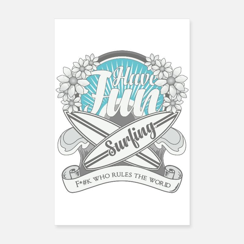 SURF, SURF Poster 20 x 30 cm