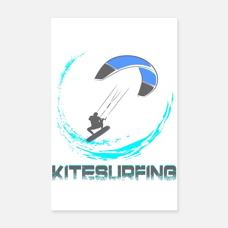 Kitesurf Poster 20 x 30 cm