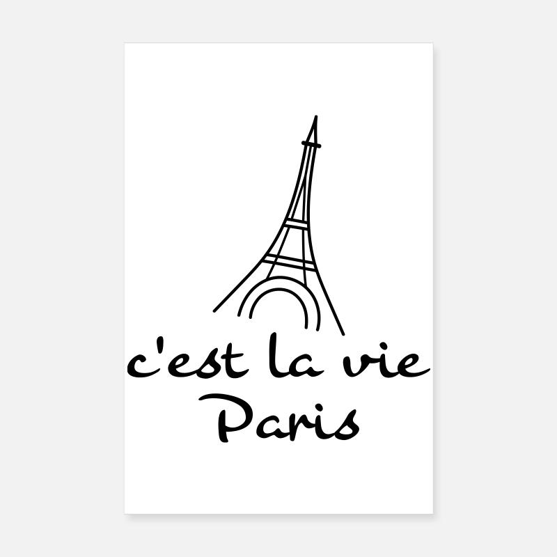 c’est la vie Poster 20 x 30 cm