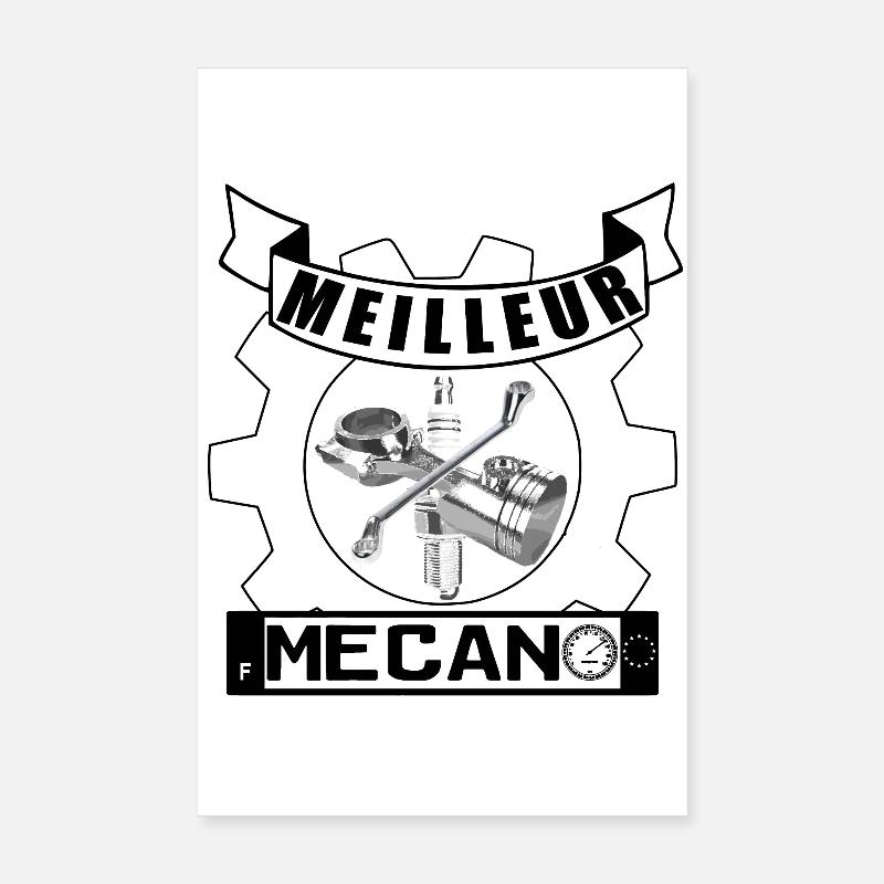 Der beste Mechaniker Poster 20x30 cm