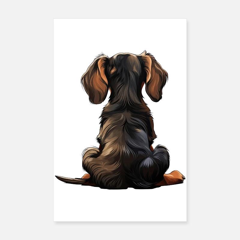 Dackel Poster 20x30 cm