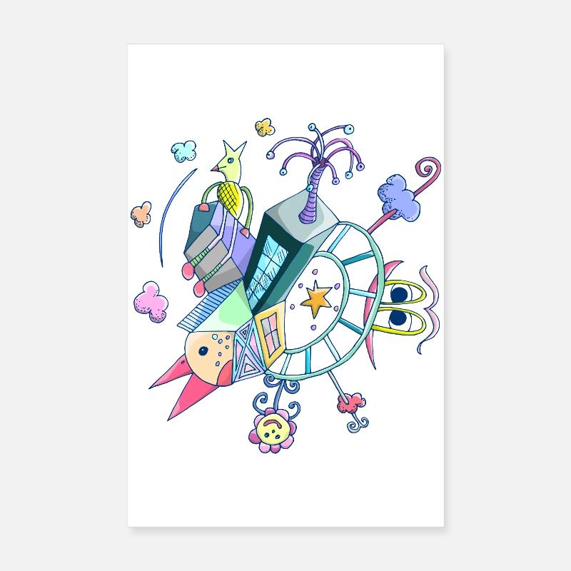 Fantasy - World for Children Poster 8" x 12" (20x30 cm)