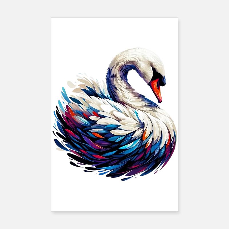 Cygne Poster 20 x 30 cm