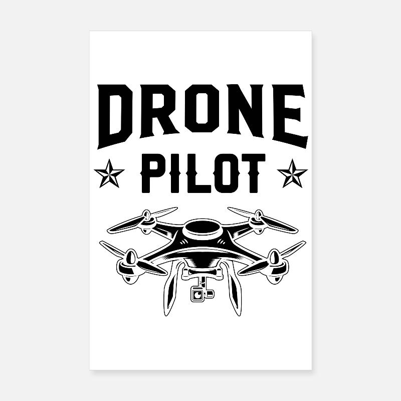 Drone Pilot Poster 8" x 12" (20x30 cm)