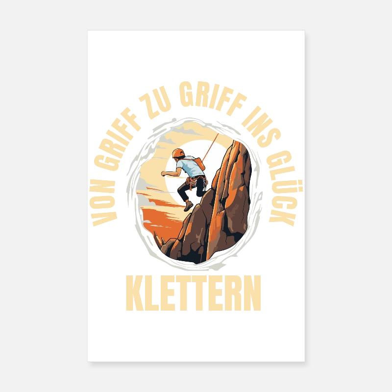 Von Griff zu Griff ins Glück Poster 20x30 cm
