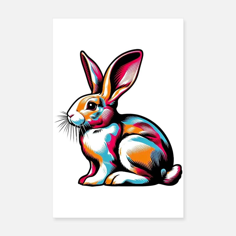 Lapin Poster 20 x 30 cm