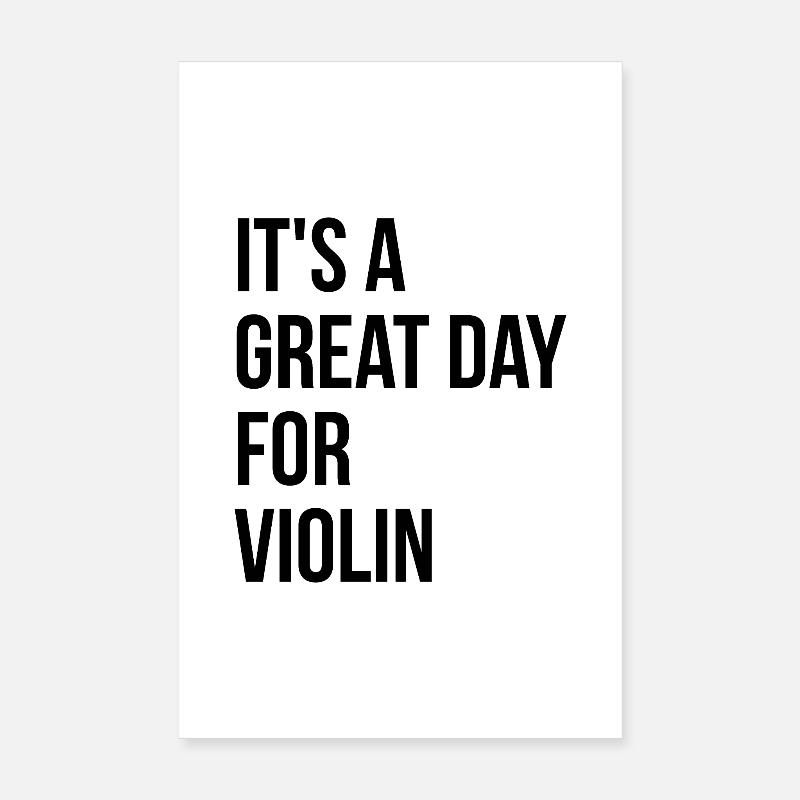 Violin Poster 8" x 12" (20x30 cm)