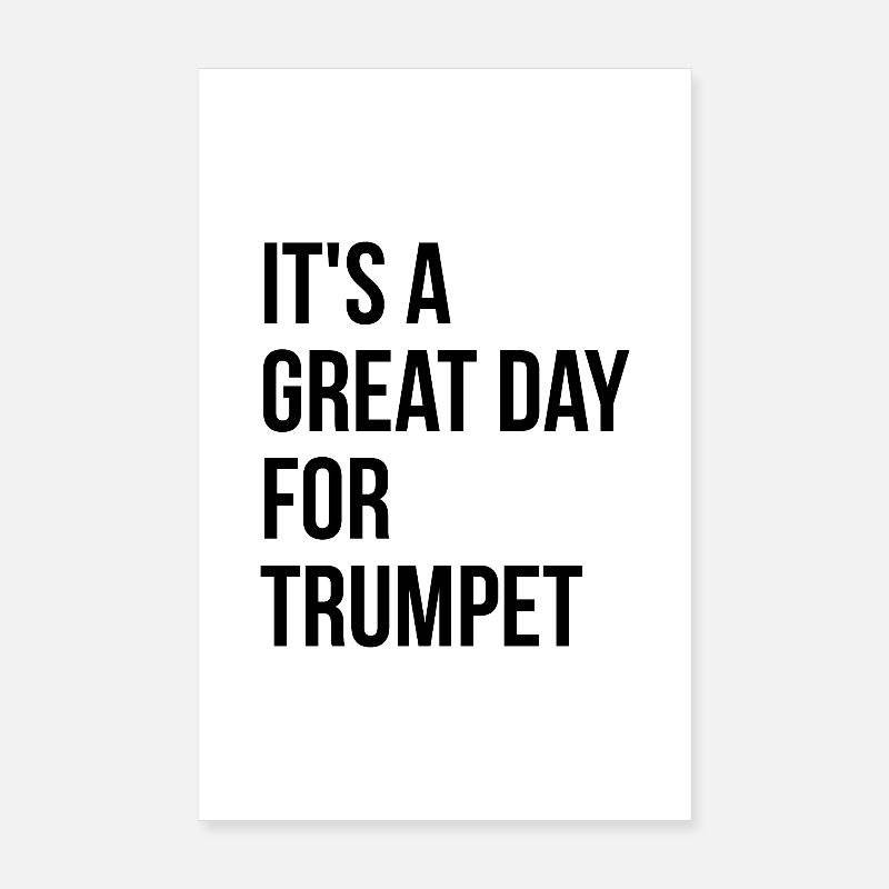 Trompete Poster 20x30 cm