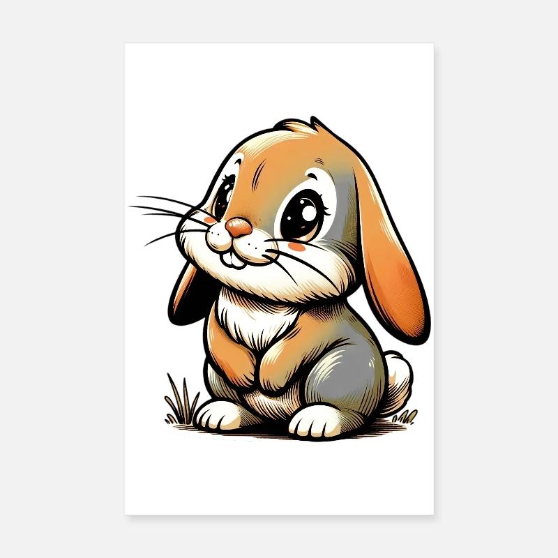 Lapin Poster 20 x 30 cm