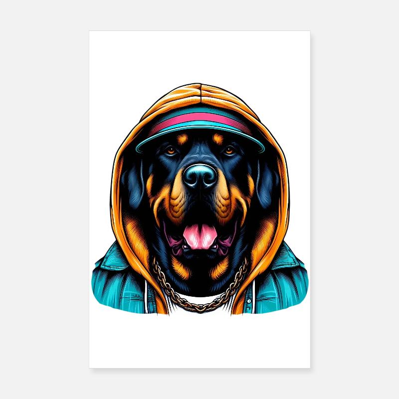 Dog Poster 8" x 12" (20x30 cm)