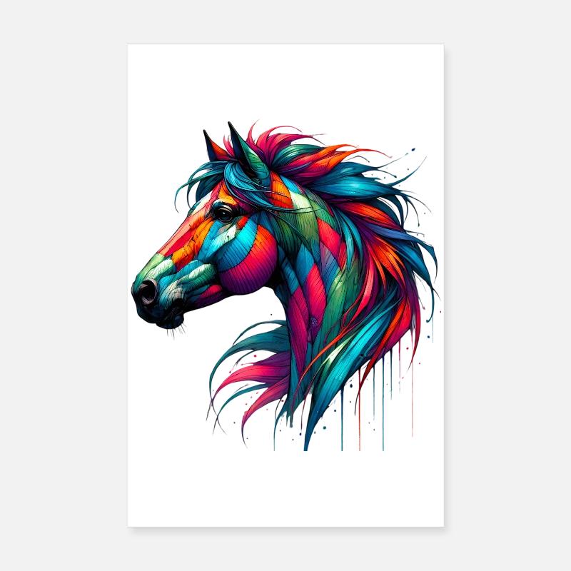 Pferd Poster 20x30 cm