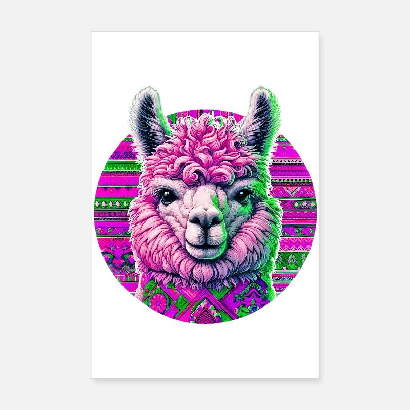 Alpaga Poster 20 x 30 cm