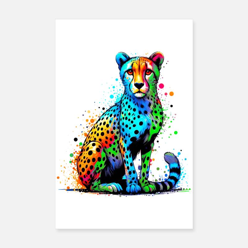 Guépard Poster 20 x 30 cm