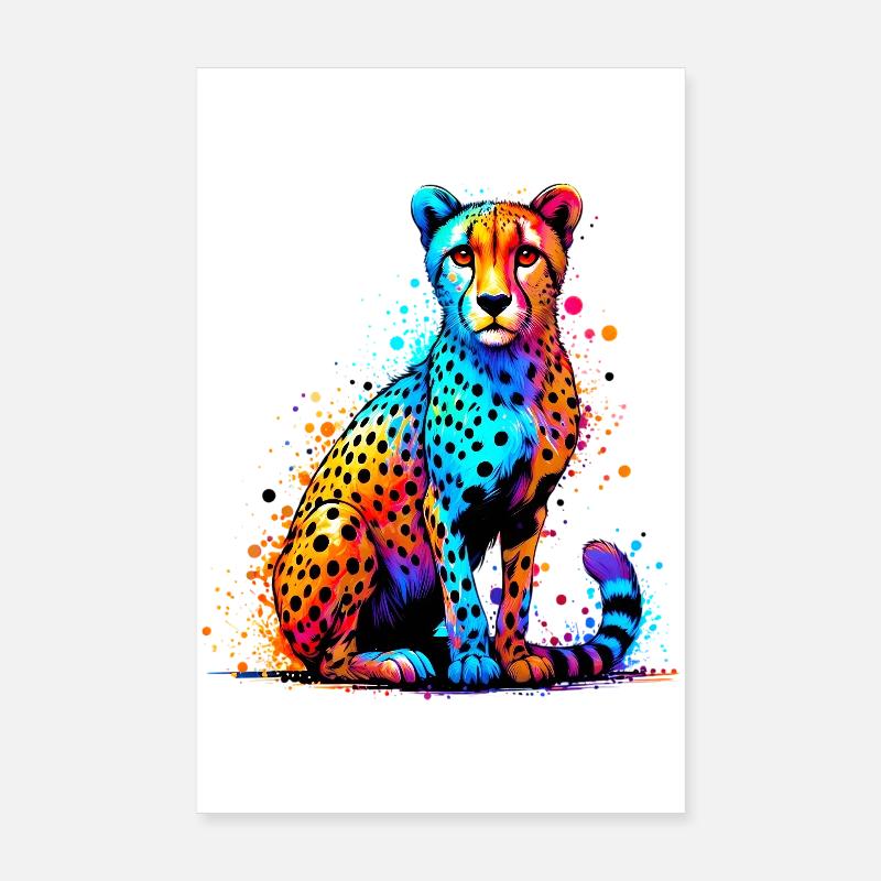 Guépard Poster 20 x 30 cm