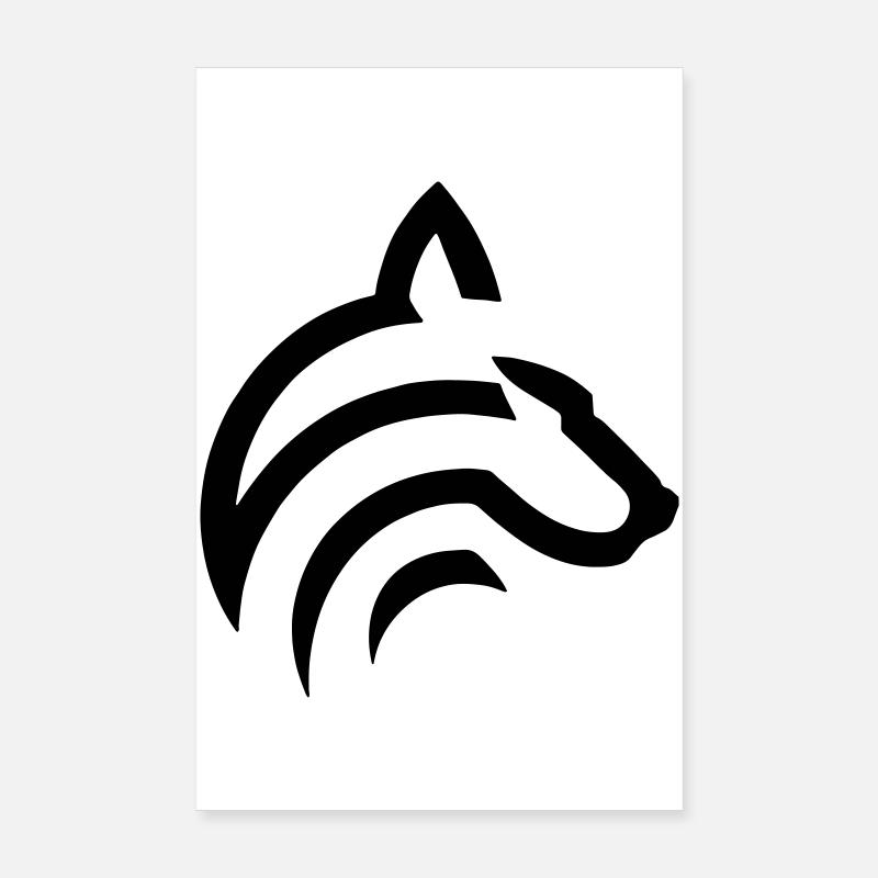 Wolf Poster 20x30 cm