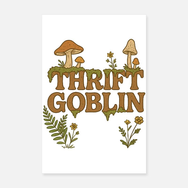 Illustration de la nature du gobelin de l'épargne Poster 20 x 30 cm