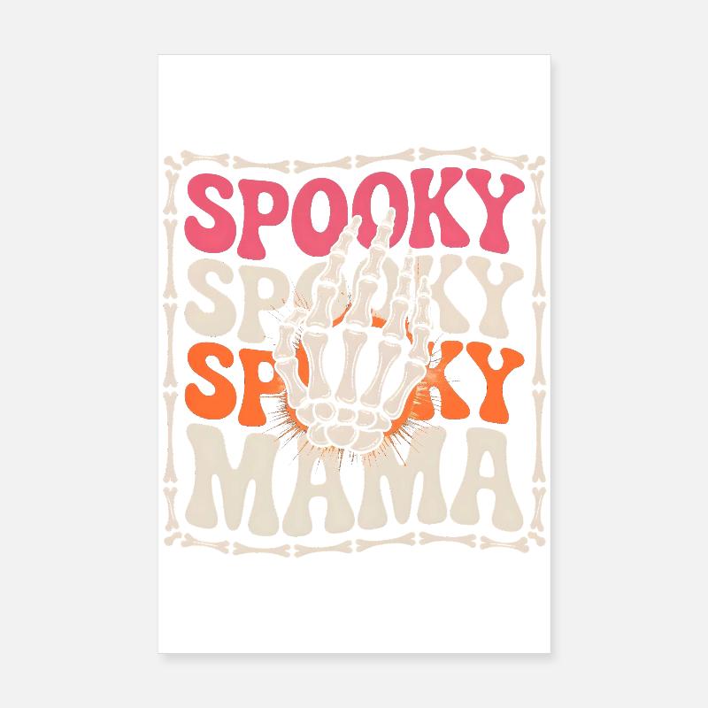 Spooky Mama Skeleton Main Poster 20 x 30 cm
