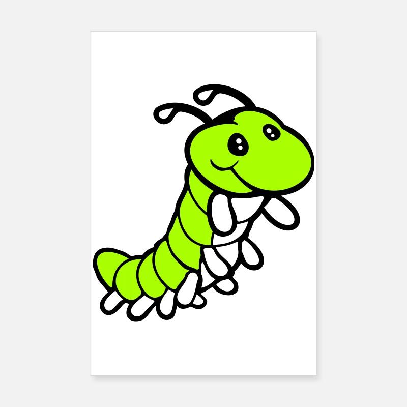 Chenille douce douce petits sourires amicale heureuse Poster 20 x 30 cm