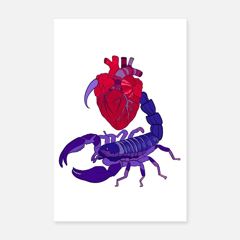 Scorpion Poster 20 x 30 cm
