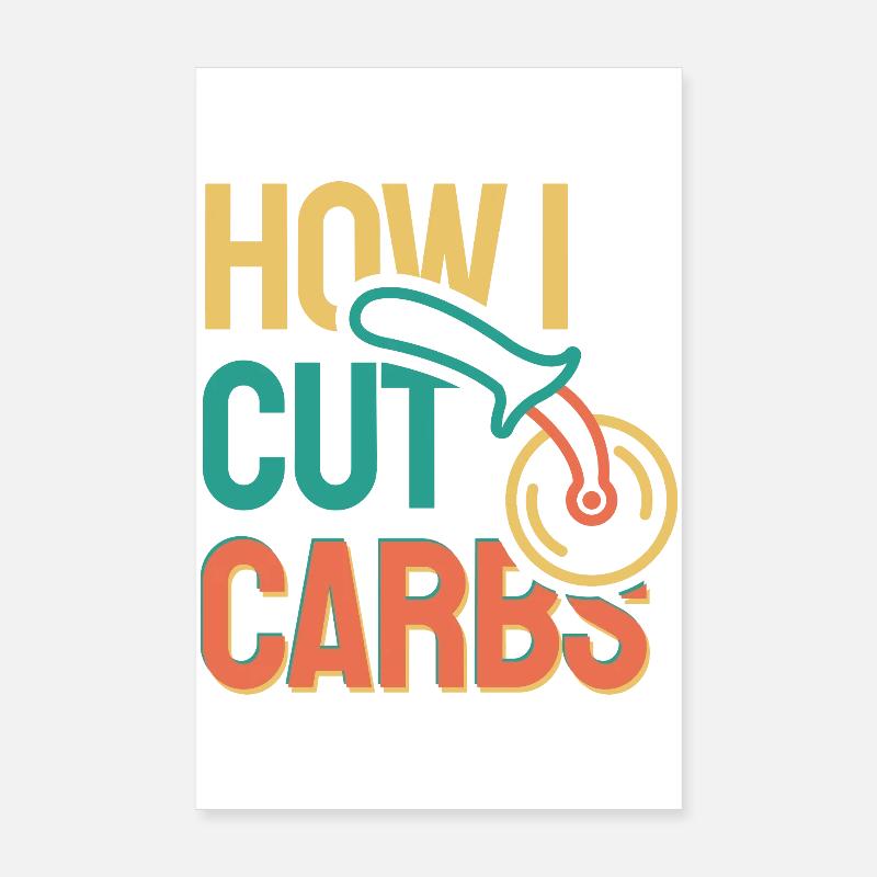 Comment réduire les glucides Poster 20 x 30 cm