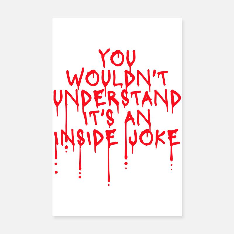 Vous ne comprendriez pas que c’est une blague d’initié Poster 20 x 30 cm