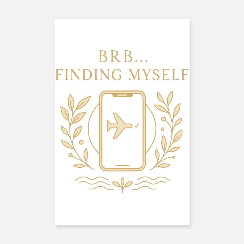 BRB… Auf der Suche nach mir Poster 20x30 cm