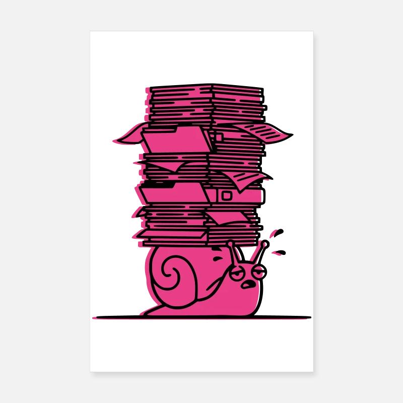 Snail Books Learning Comic Poster 8" x 12" (20x30 cm)