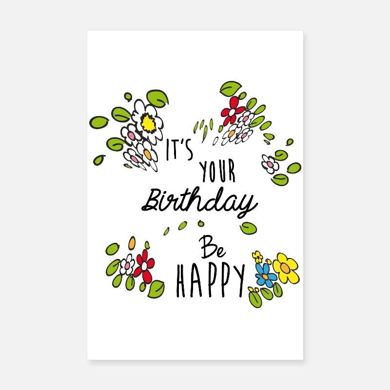 Geburtstag  Poster 20x30 cm