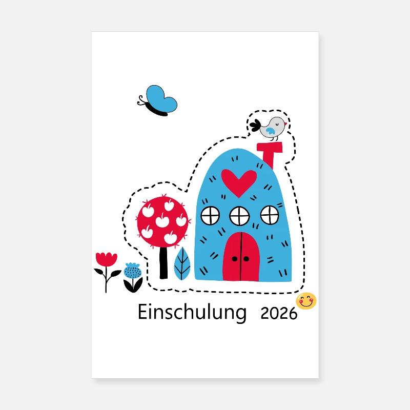 Einschulung 2026  Poster 20x30 cm
