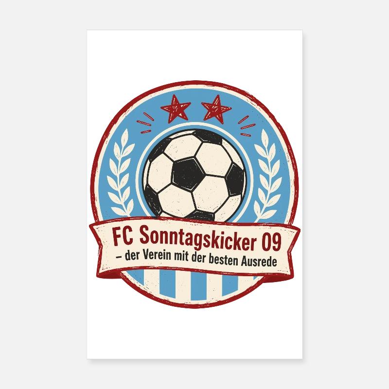 FC Sonntagskicker 09 Poster 20x30 cm