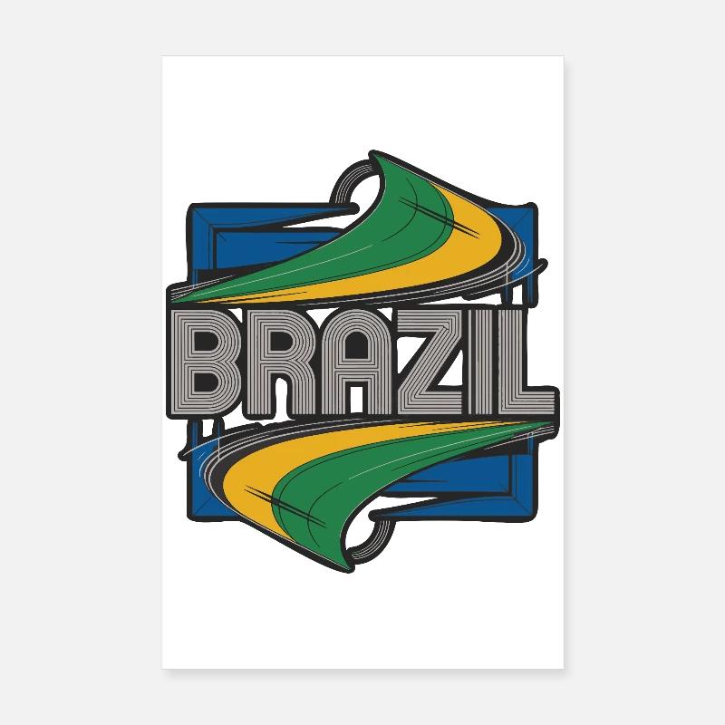 Brazil Poster 20x30 cm