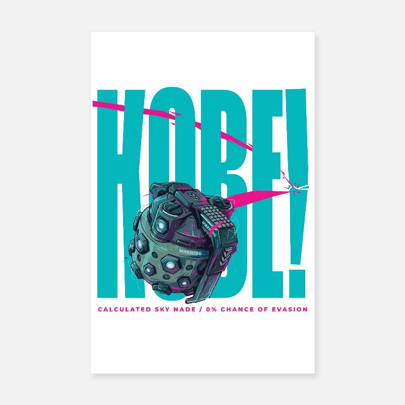KOBE ! Calculée Sky Nade Poster 20 x 30 cm
