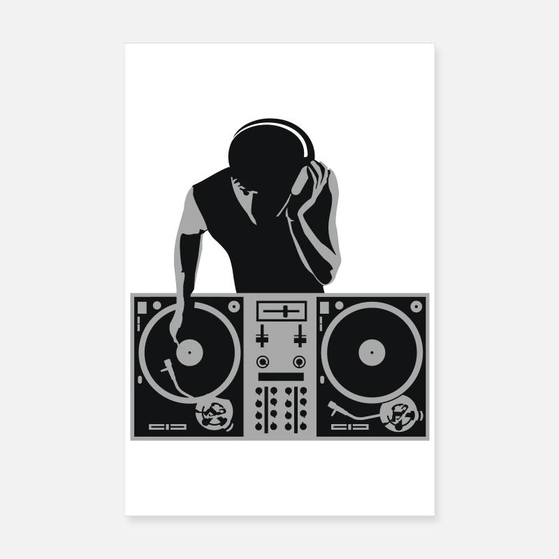 dj - deejay Poster 20x30 cm