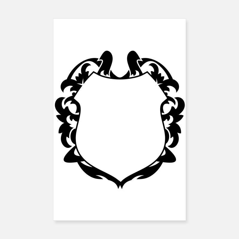 Un blason Poster 20 x 30 cm