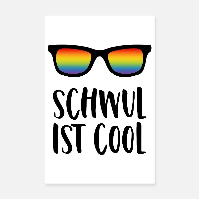 Schwul ist cool Poster 20x30 cm