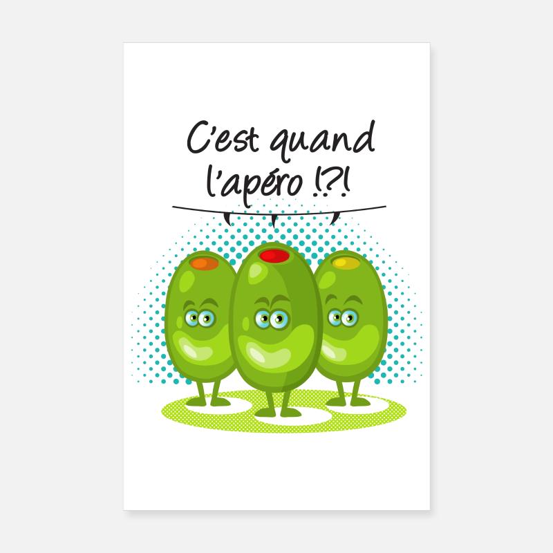 Apéro !?! cl Poster 20 x 30 cm