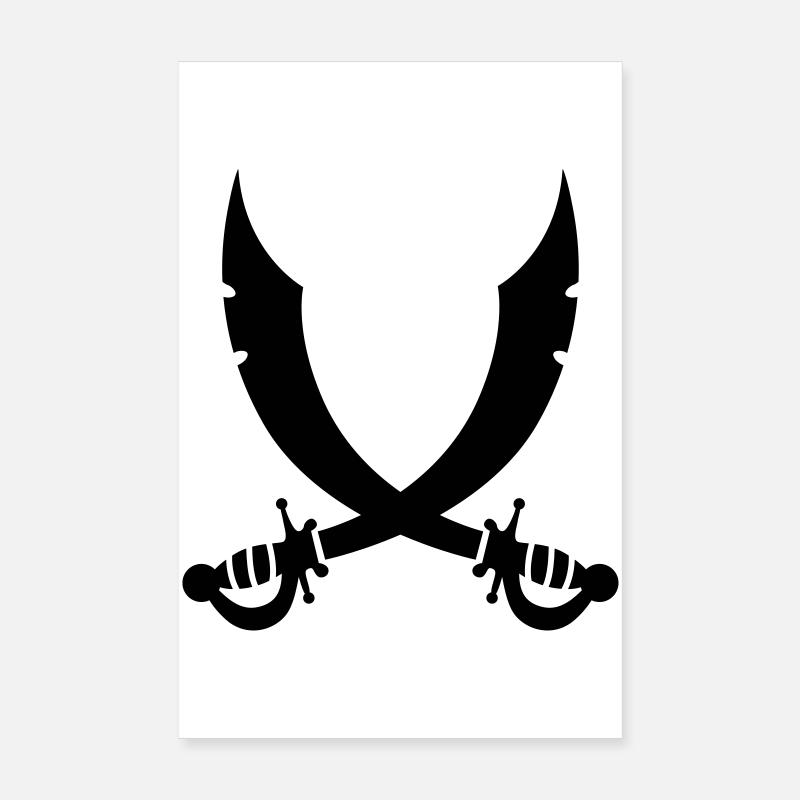 épées Poster 20 x 30 cm